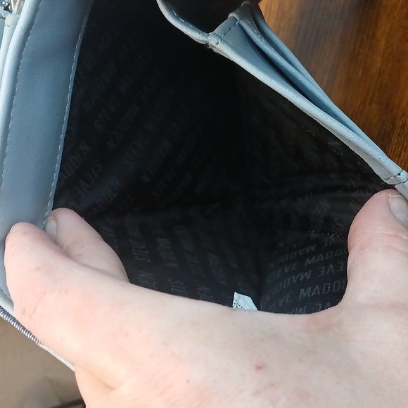 Steve Madden Blue Logo Women's Wallet Jean Colored - Picture 14 of 15